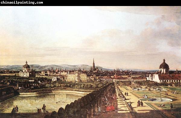 BELLOTTO, Bernardo View of Vienna from the Belvedere hjhk