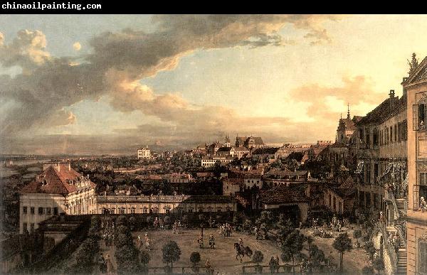 BELLOTTO, Bernardo View of Warsaw from the Royal Palace nl