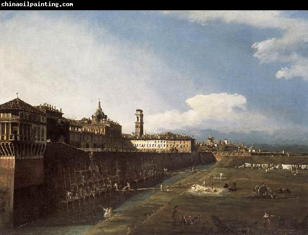 BELLOTTO, Bernardo View of Turin near the Royal Palace