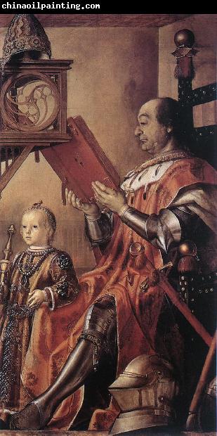 BERRUGUETE, Pedro Prince Federico da Montefeltro and his Son