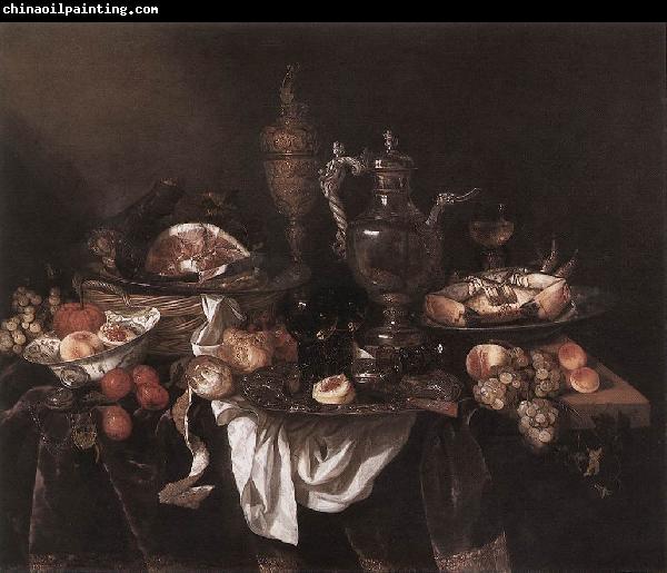 BEYEREN, Abraham van Banquet Still-Life gf