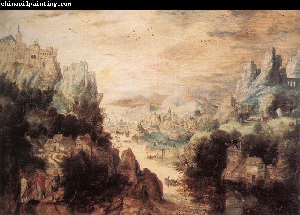 BLES, Herri met de Landscape with Christ and the Men of Emmaus fdg