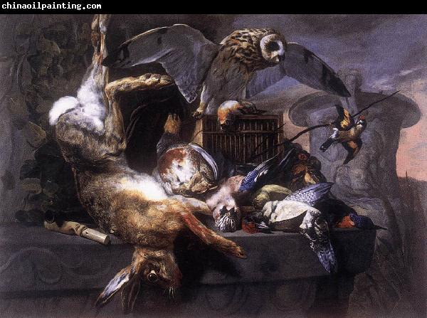 BOEL, Pieter Still-Life with Owl  gfh