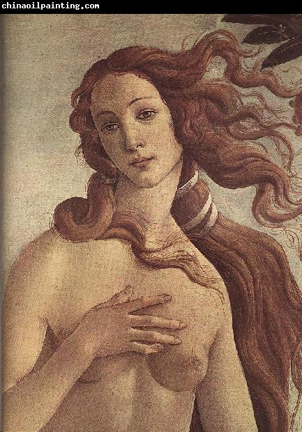 BOTTICELLI, Sandro The Birth of Venus (detail) ff