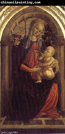 BOTTICELLI, Sandro Madonna of the Rosengarden fhg