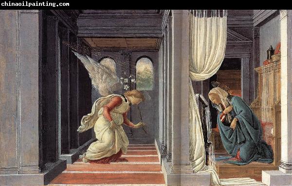 BOTTICELLI, Sandro The Annunciation fd