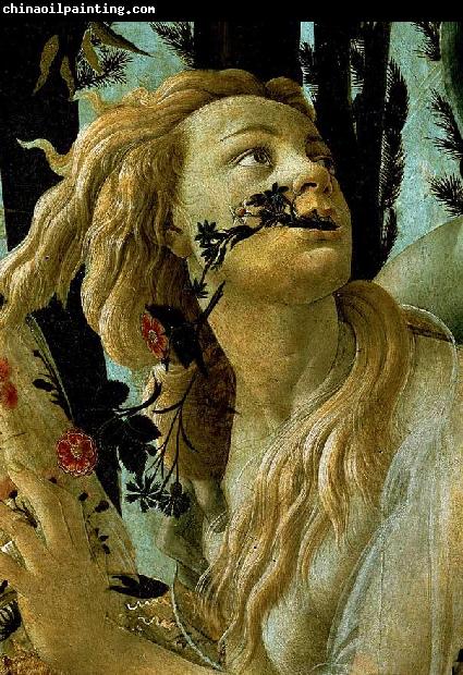 BOTTICELLI, Sandro La Primavera, Allegory of Spring (detail)