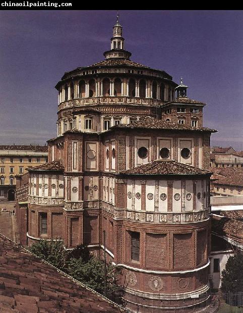 BRAMANTE Exterior of the church dfg