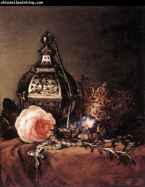 BRAY, Dirck Still-Life with Symbols of the Virgin Mary