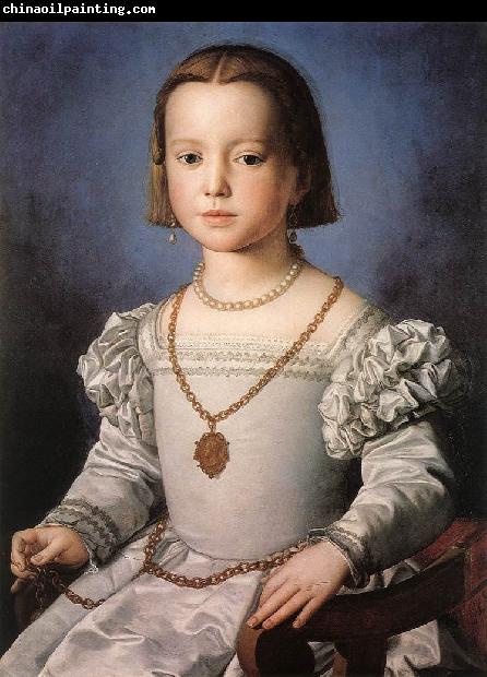 BRONZINO, Agnolo Bia, The Illegitimate Daughter of Cosimo I de  Medici