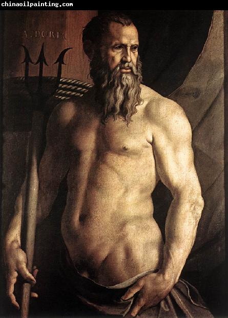 BRONZINO, Agnolo Portrait of Andrea Doria as Neptune df