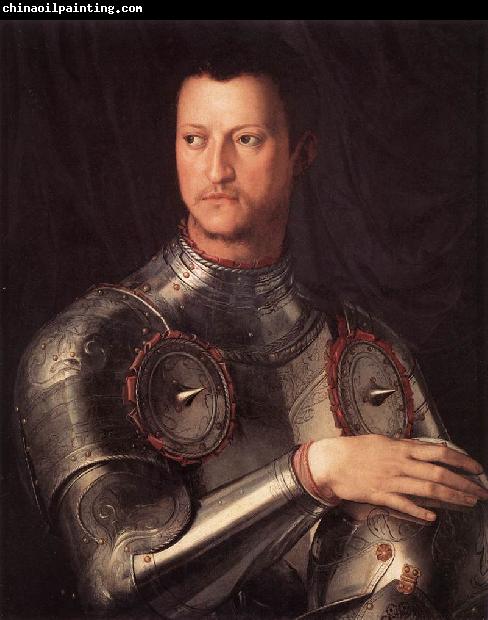 BRONZINO, Agnolo Cosimo I de  Medici in Armour