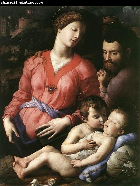 BRONZINO, Agnolo Holy Family  g