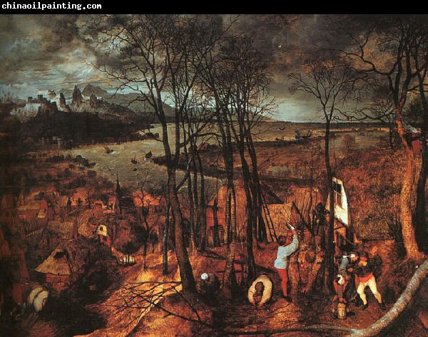 BRUEGEL, Pieter the Elder Gloomy Day gfh