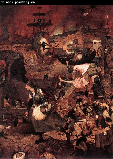 BRUEGEL, Pieter the Elder Dulle Griet (detail) fjjy