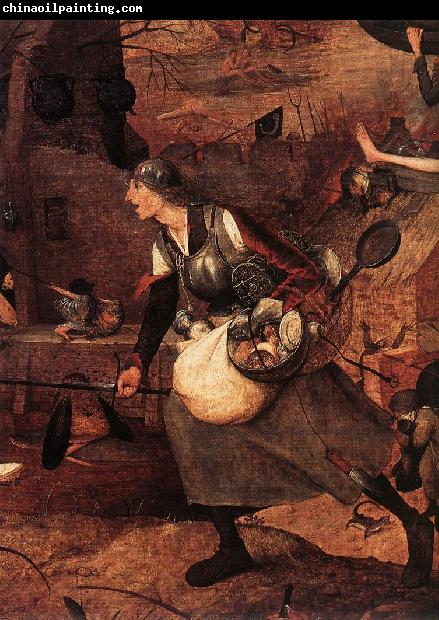 BRUEGEL, Pieter the Elder Dulle Griet (detail) fds