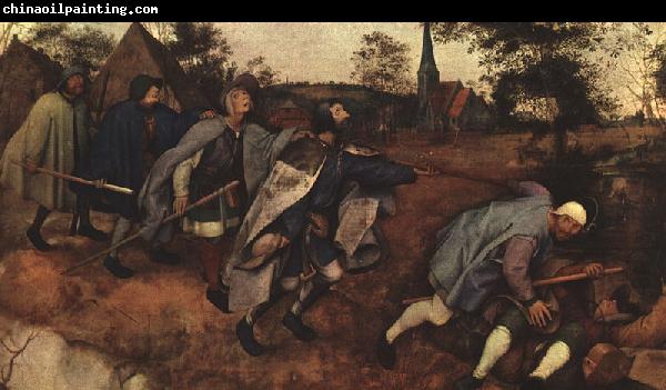 BRUEGEL, Pieter the Elder The Parable of the Blind Leading the Blind f