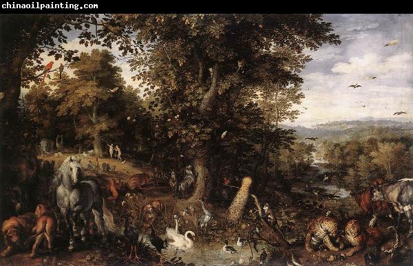 BRUEGHEL, Jan the Elder Garden of Eden fdgd