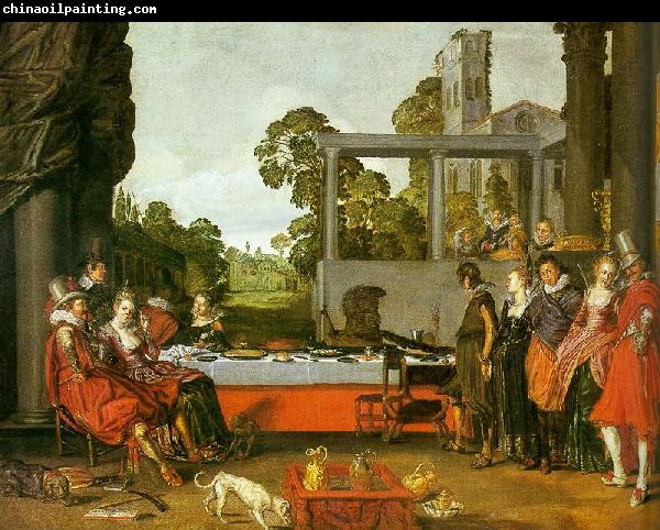 BUYTEWECH, Willem Banquet in the Open Air