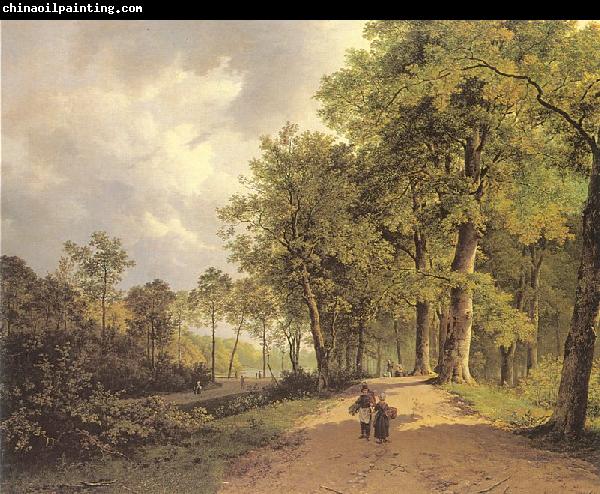 Barend Cornelis Koekkoek View of a Park