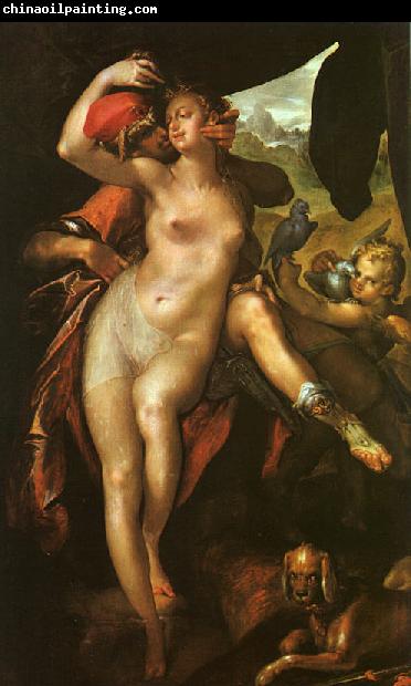 Bartholomeus Spranger Venus and Adonis