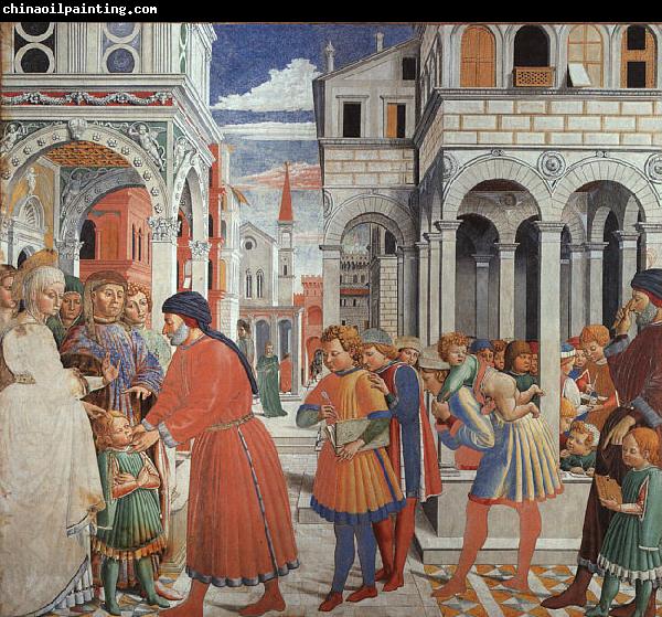 Benozzo Gozzoli The School of Tagaste