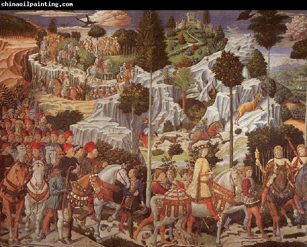 Benozzo Gozzoli Procession of the Magus Gaspar