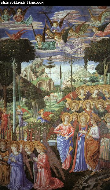 Benozzo Gozzoli Angels Worshipping