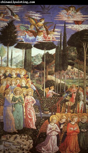 Benozzo Gozzoli Angels Worshipping   22