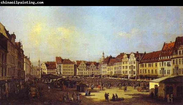 Bernardo Bellotto The Old Market Square in Dresden 4