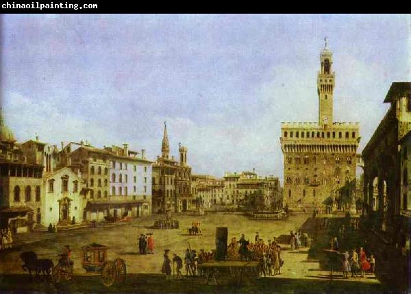 Bernardo Bellotto Signoria Square in Florence.