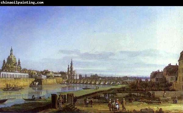 Bernardo Bellotto Dresden from the Right Bank of the Elbe above the Augustus Bridge