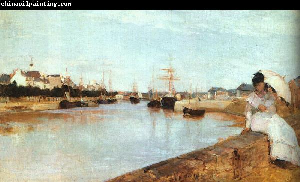 Berthe Morisot The Harbor at Lorient