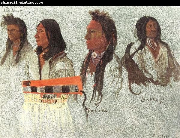 Bierstadt, Albert Four Indians