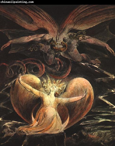 Blake, William The Great Red Dragon and the Woman Clothed with the Sun