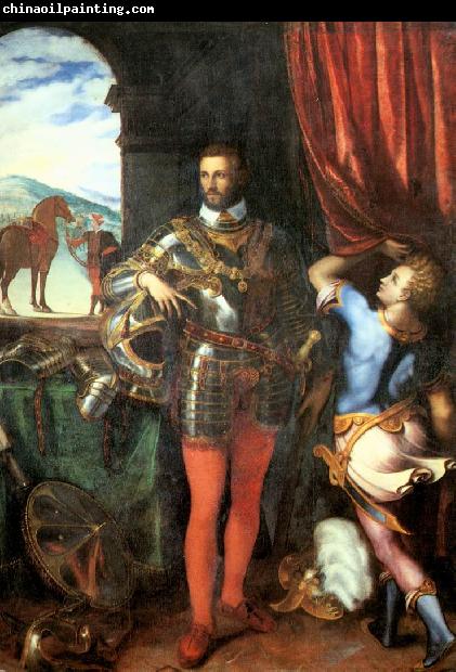 CAMPI, Giulio Portrait of Ottavio Farnese