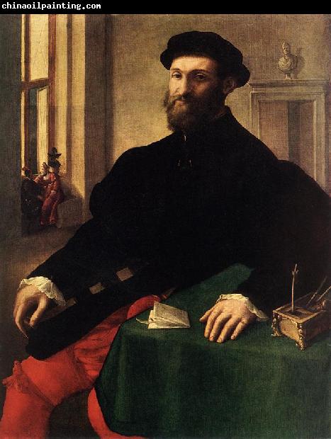 CAMPI, Giulio Portrait of a Man  iey