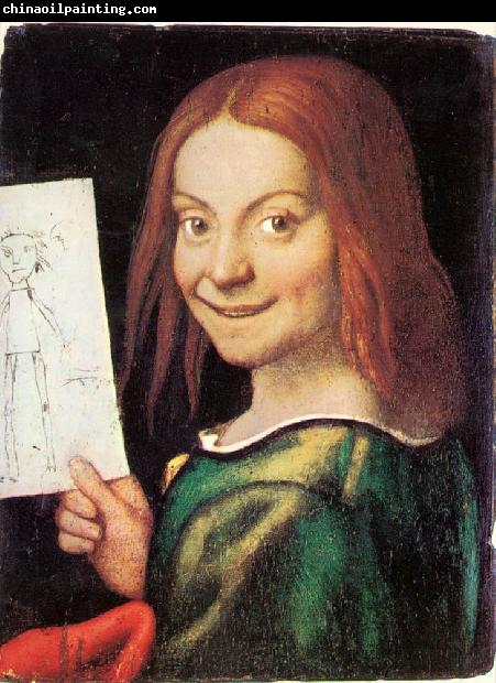 CAROTO, Giovanni Francesco Read-headed Youth Holding a Drawing