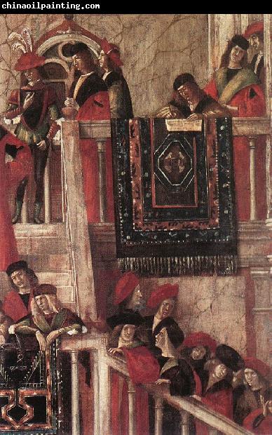 CARPACCIO, Vittore Meeting of the Betrothed Couple (detail) dfg