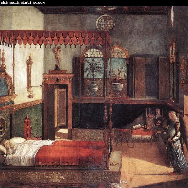 CARPACCIO, Vittore The Dream of St Ursula  dfg