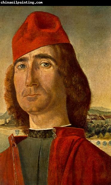 CARPACCIO, Vittore Portrait of an Unknown Man with Red Beret dfg