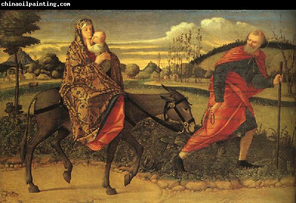 CARPACCIO, Vittore The Flight into Egypt fg