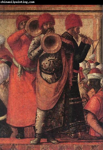 CARPACCIO, Vittore The Baptism of the Selenites (detail) ds