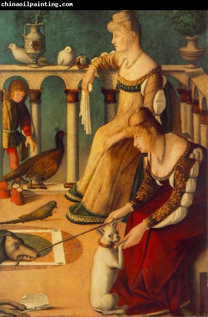 CARPACCIO, Vittore Two Venetian Ladies  dfg