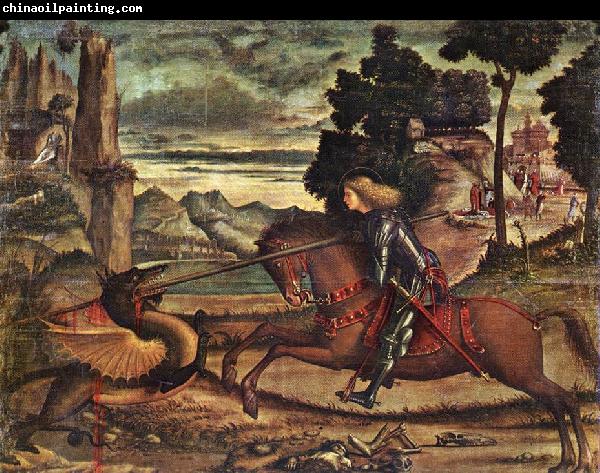 CARPACCIO, Vittore St George and the Dragon (detail) dfg