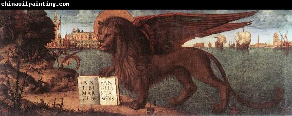 CARPACCIO, Vittore The Lion of St Mark fdg