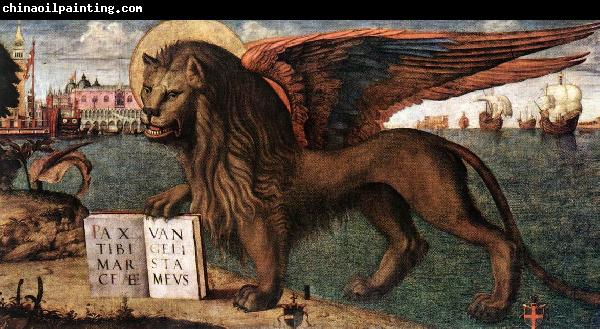 CARPACCIO, Vittore The Lion of St Mark (detail) dsf