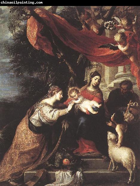 CEREZO, Mateo The Mystic Marriage of St Catherine klj