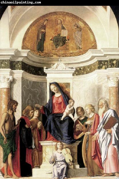 CIMA da Conegliano Madonna Enthroned with the Child dfg