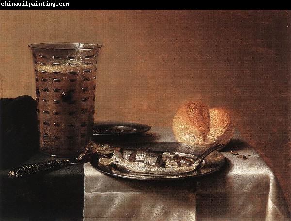 CLAESZ, Pieter Still-life with Herring fg